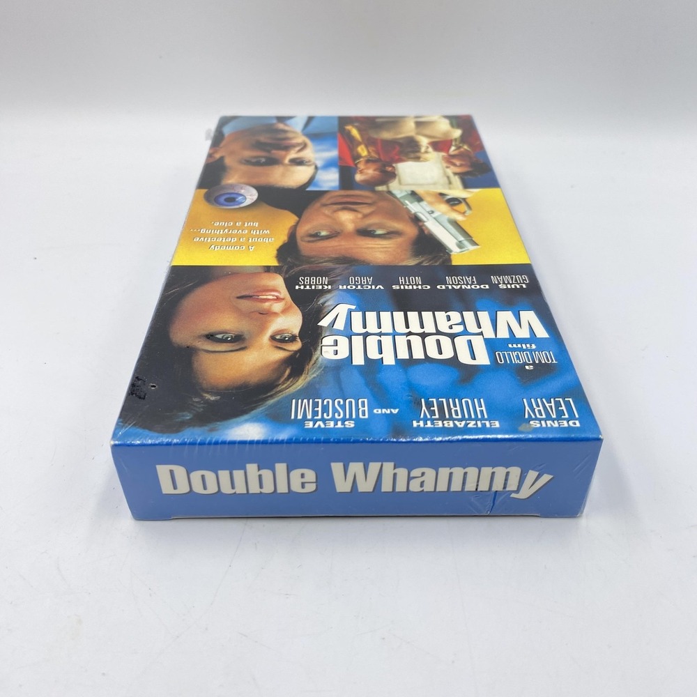 Vintage 2001 Double Whammy VHS Tom DiCillo Denis Leary Sealed Brand New Comedy - Picture 5 of 6